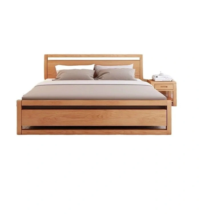 solid teak wood bed frame for good night sleep