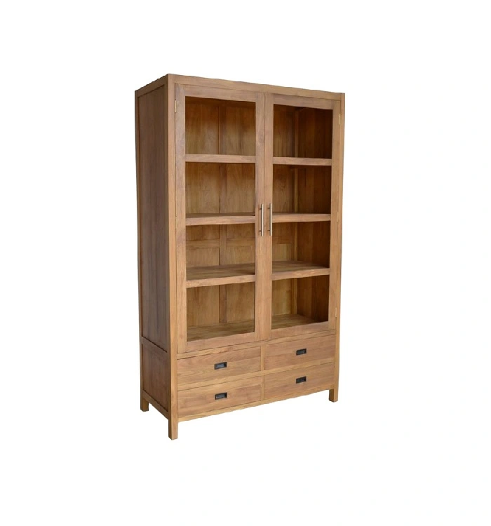 Teak display cabinet perfect for stylish and practical storage