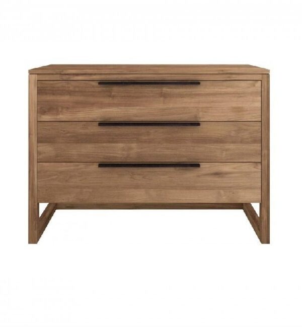 Teak wood cabinet drawers