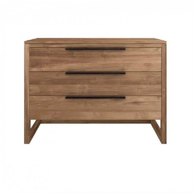 Teak wood cabinet drawers